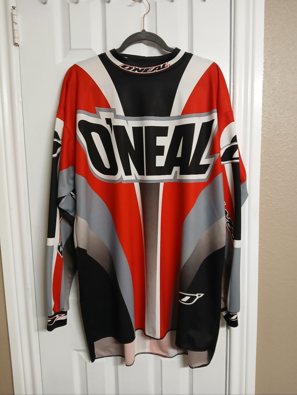 O'NEAL Men’s Red & Black Long-Sleeve Motorcross Racing Jersey - XXL